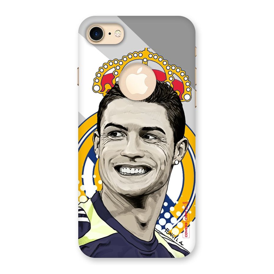 Ronaldo Madrid King Back Case for iPhone 7 Logo Cut