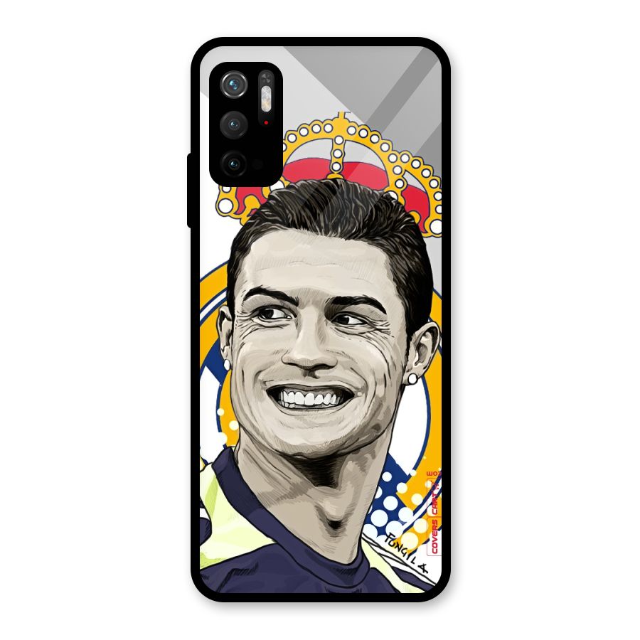 Ronaldo Madrid King Glass Back Case for Poco M3 Pro 5G
