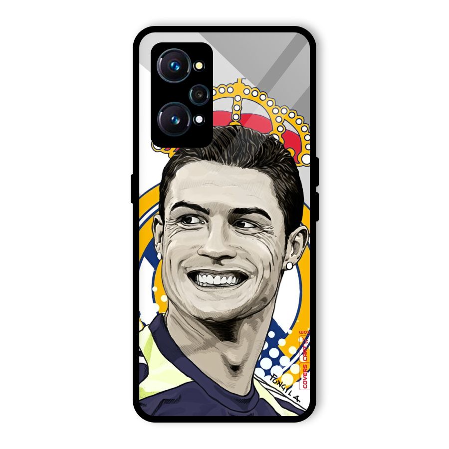 Ronaldo Madrid King Glass Back Case for Realme GT 2