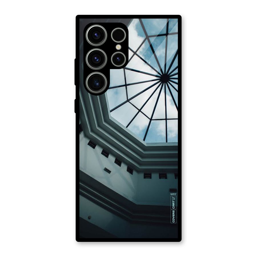 Rooftop Perspective Glass Back Case for Galaxy S23 Ultra