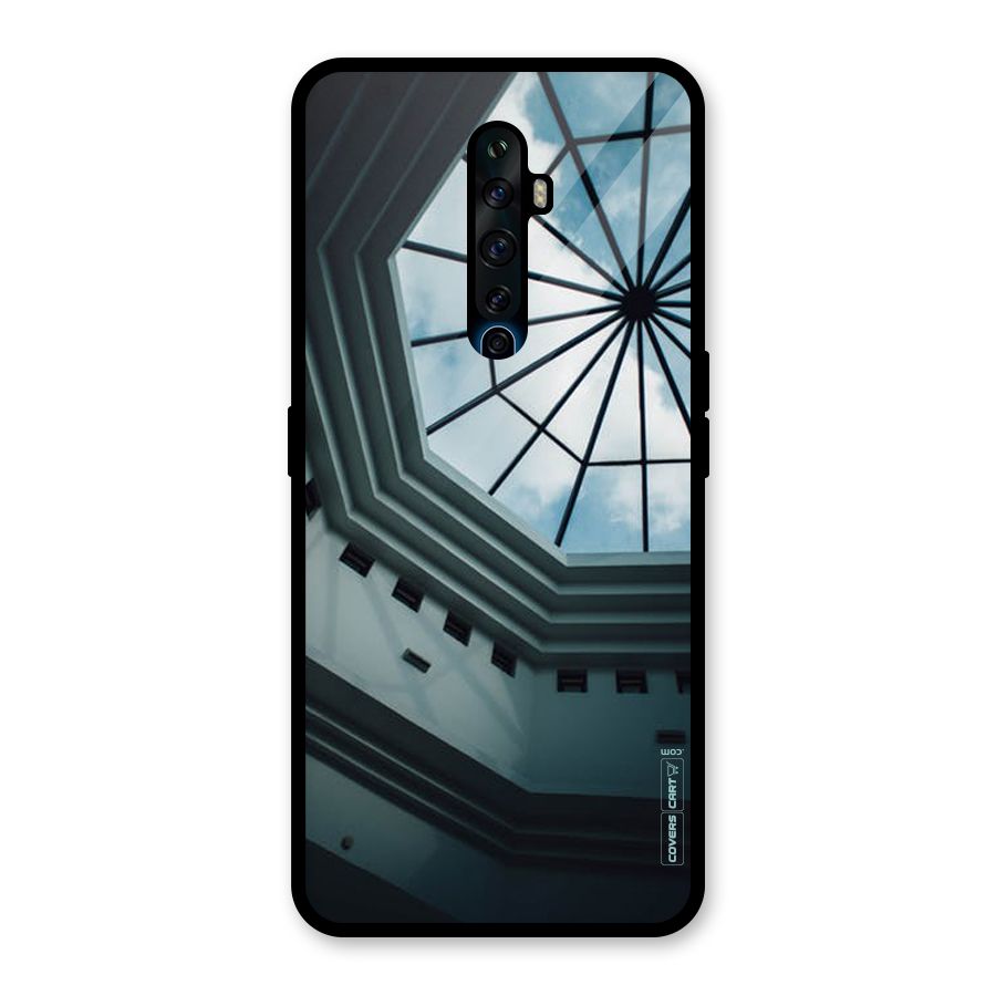 Rooftop Perspective Glass Back Case for Oppo Reno2 F