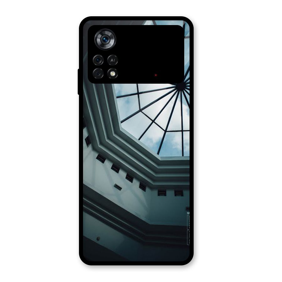 Rooftop Perspective Glass Back Case for Poco X4 Pro 5G