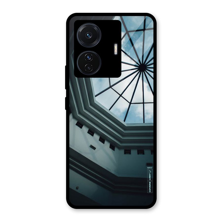 Rooftop Perspective Glass Back Case for Vivo T1 Pro