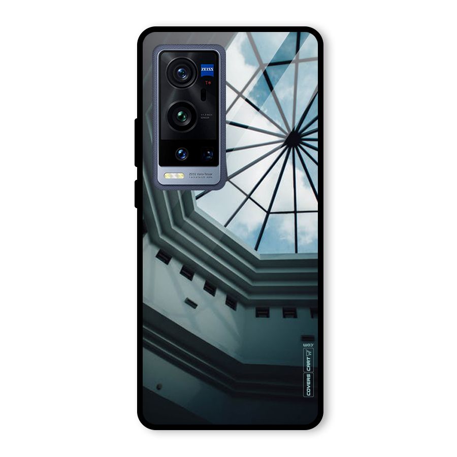 Rooftop Perspective Glass Back Case for Vivo X60 Pro Plus