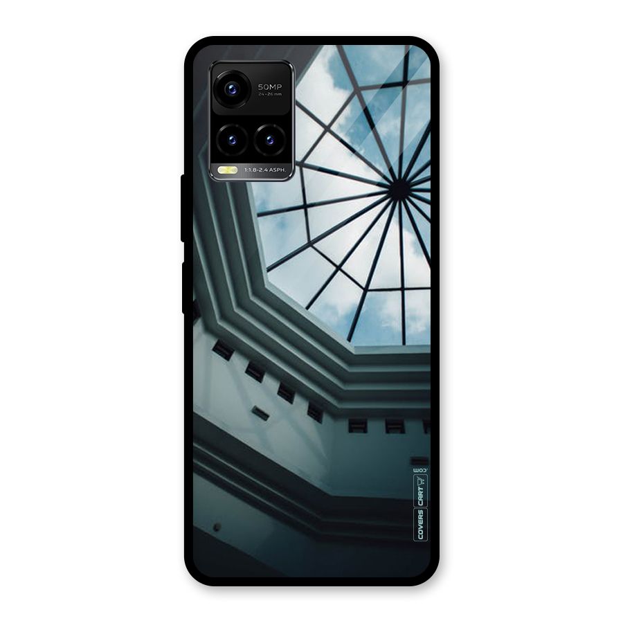 Rooftop Perspective Glass Back Case for Vivo Y21A