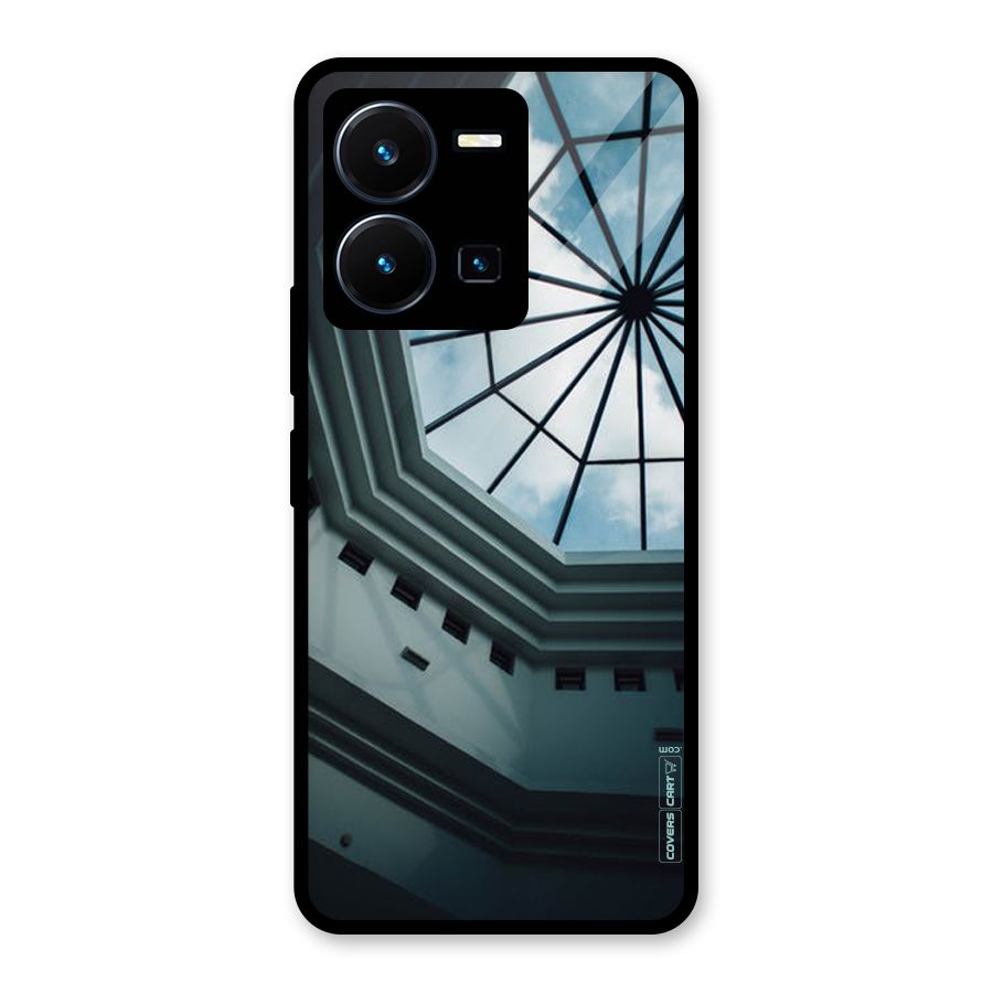 Rooftop Perspective Glass Back Case for Vivo Y35