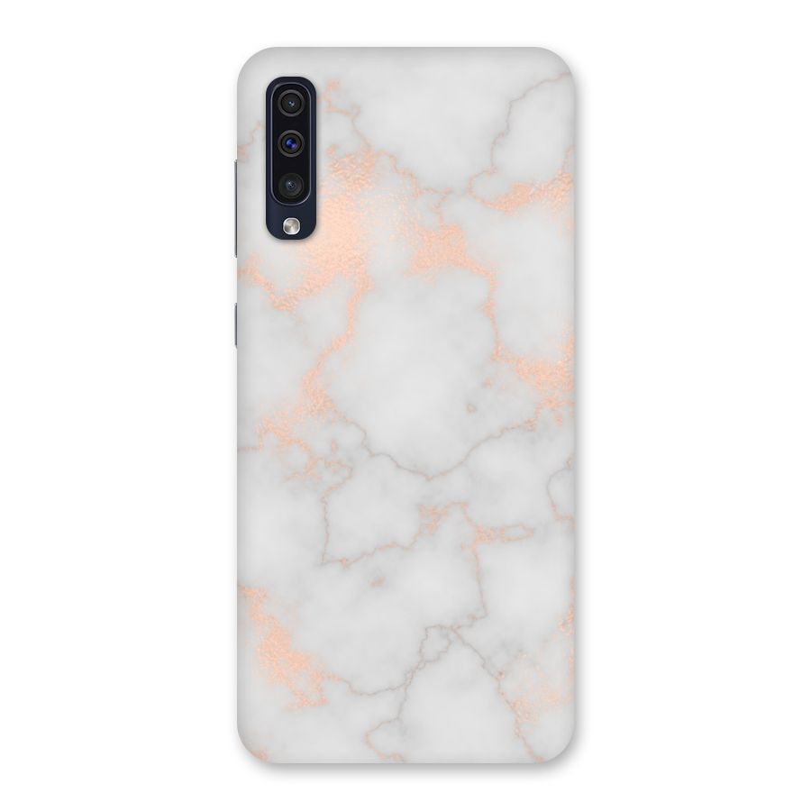 RoseGold Marble Back Case for Galaxy A50s