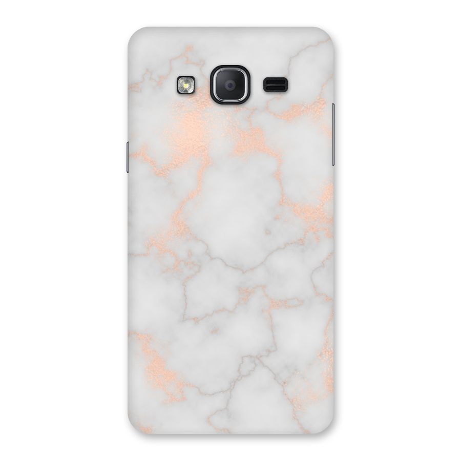 RoseGold Marble Back Case for Galaxy On7 2015
