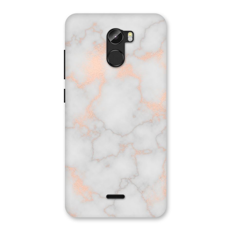 RoseGold Marble Back Case for Gionee X1
