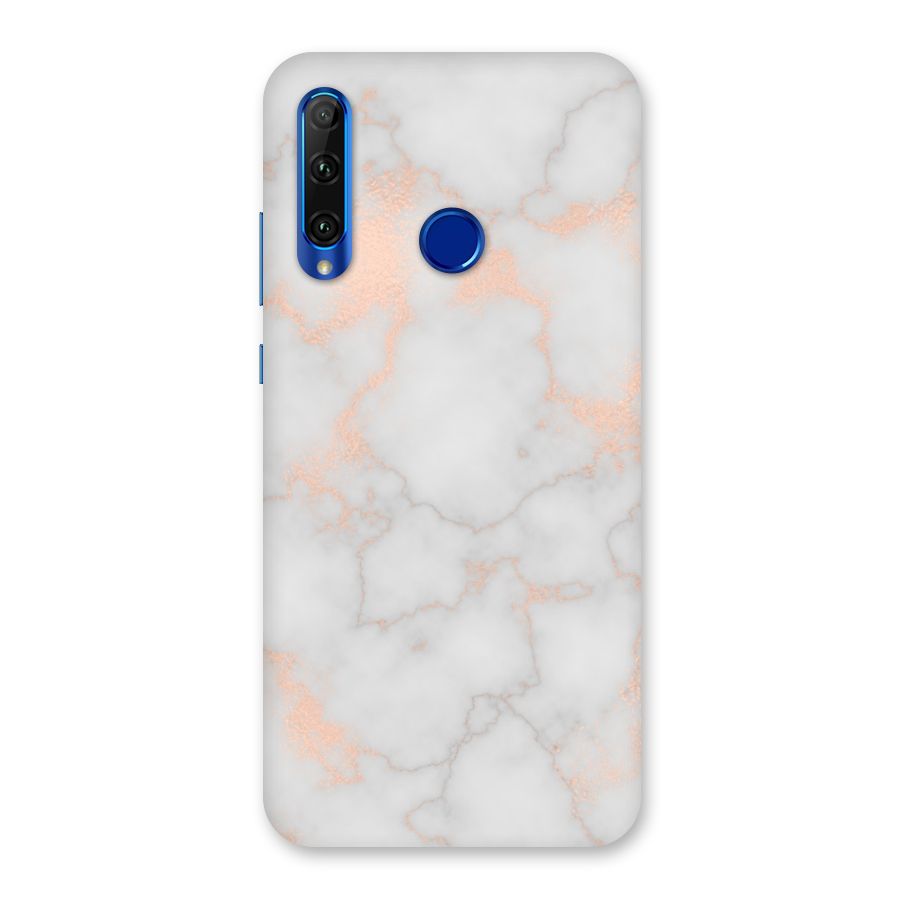 RoseGold Marble Back Case for Honor 20i