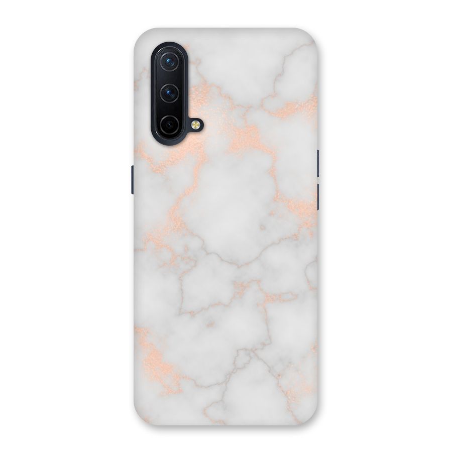 RoseGold Marble Back Case for OnePlus Nord CE 5G