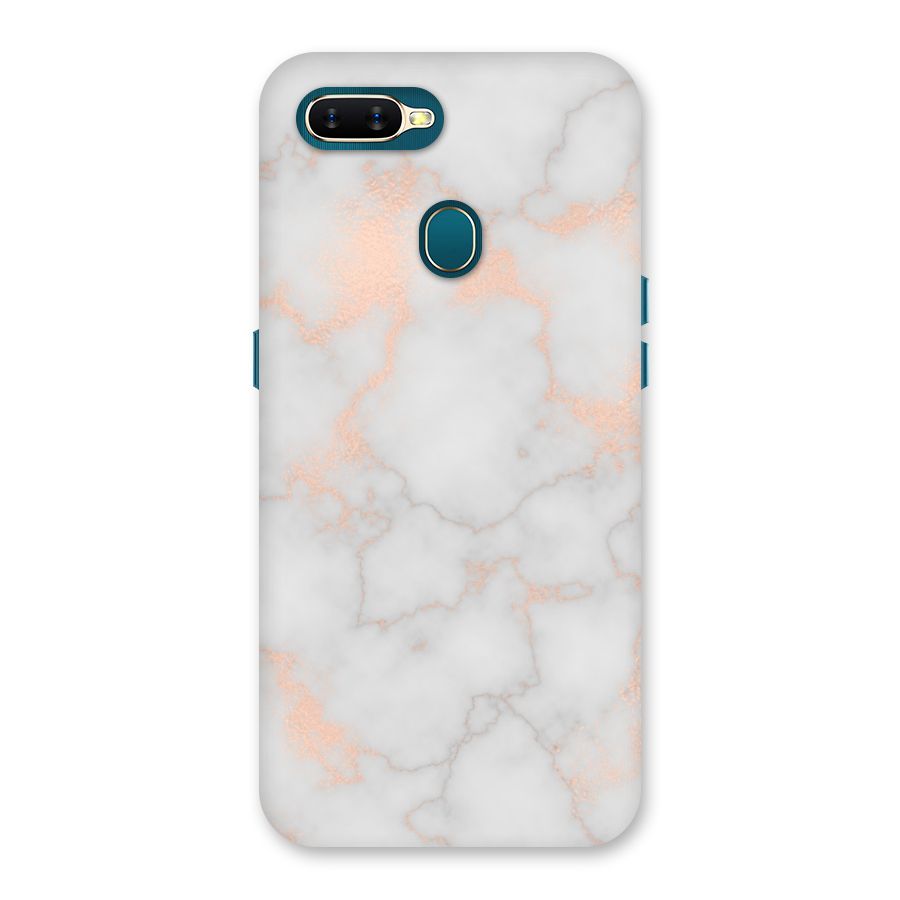 RoseGold Marble Back Case for Oppo A11k