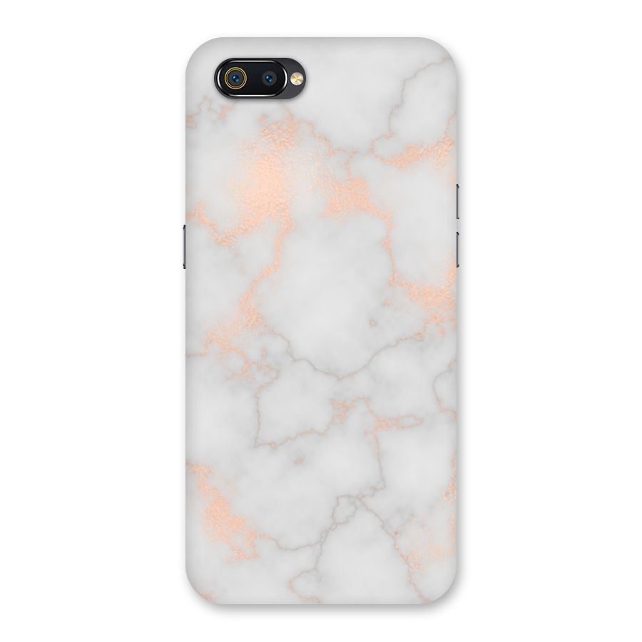 RoseGold Marble Back Case for Realme C2