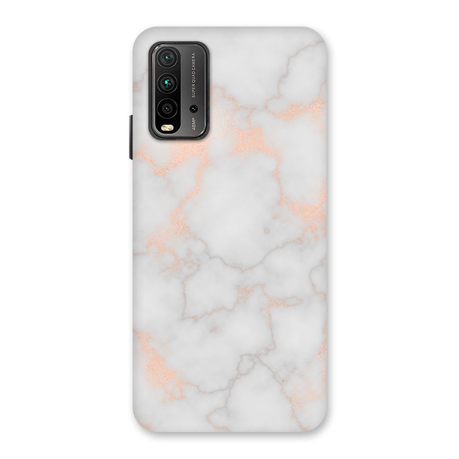 RoseGold Marble Back Case for Redmi 9 Power