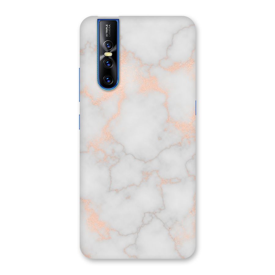 RoseGold Marble Back Case for Vivo V15 Pro