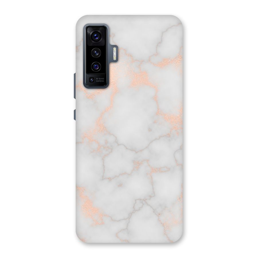 RoseGold Marble Back Case for Vivo X50