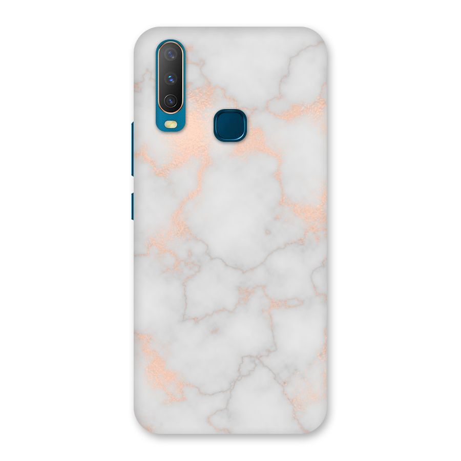RoseGold Marble Back Case for Vivo Y17