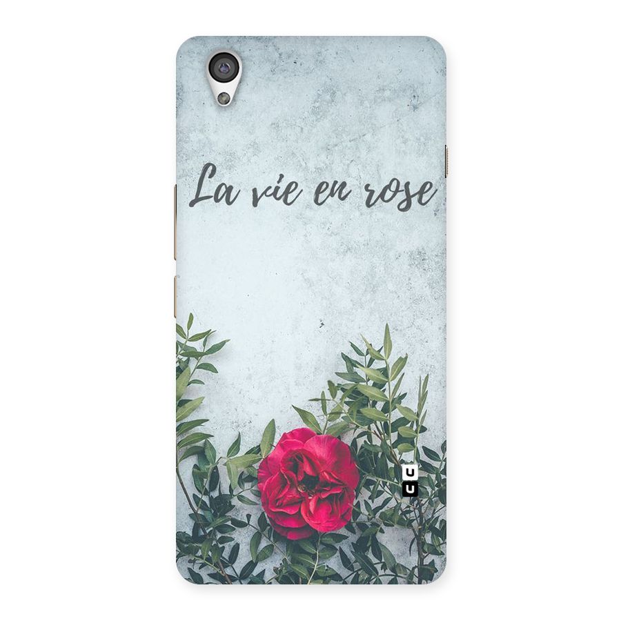 Rose Life Back Case for OnePlus X