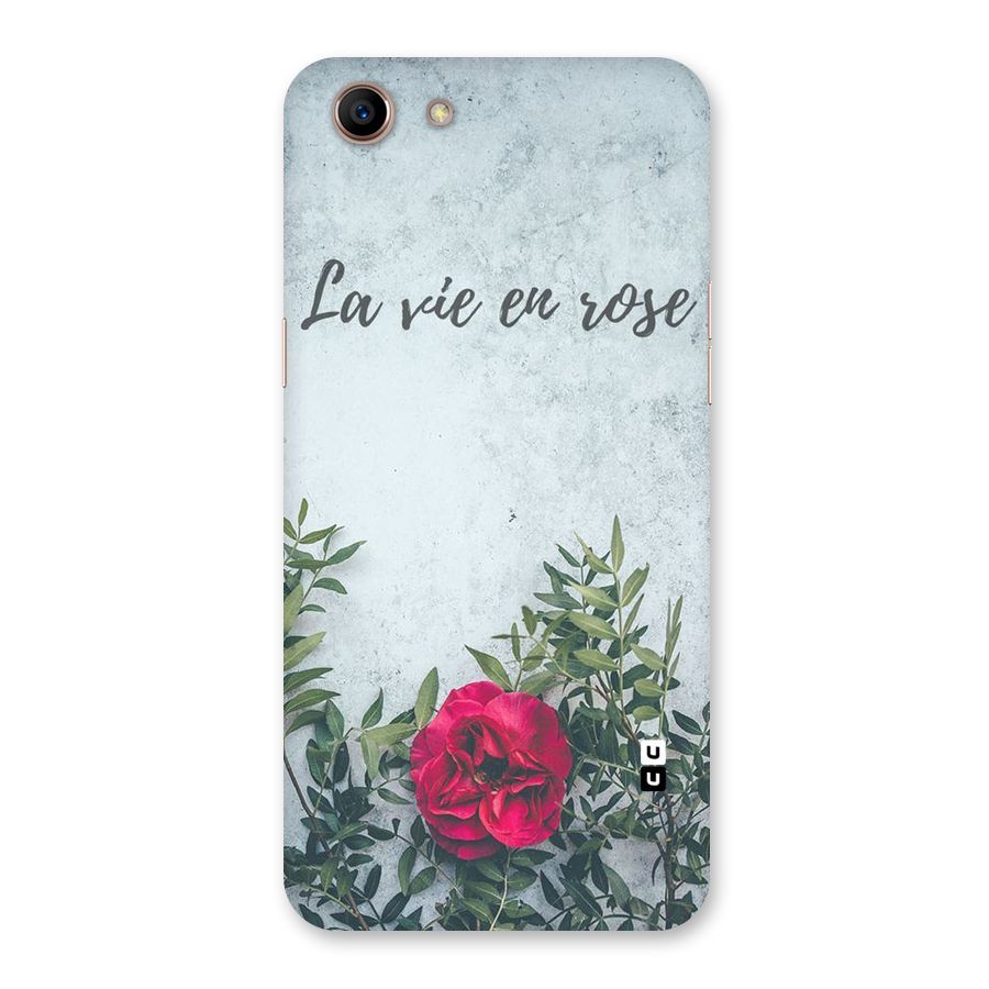 Rose Life Back Case for Oppo A83 (2018)