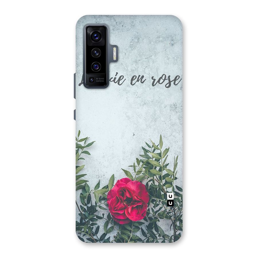 Rose Life Back Case for Vivo X50