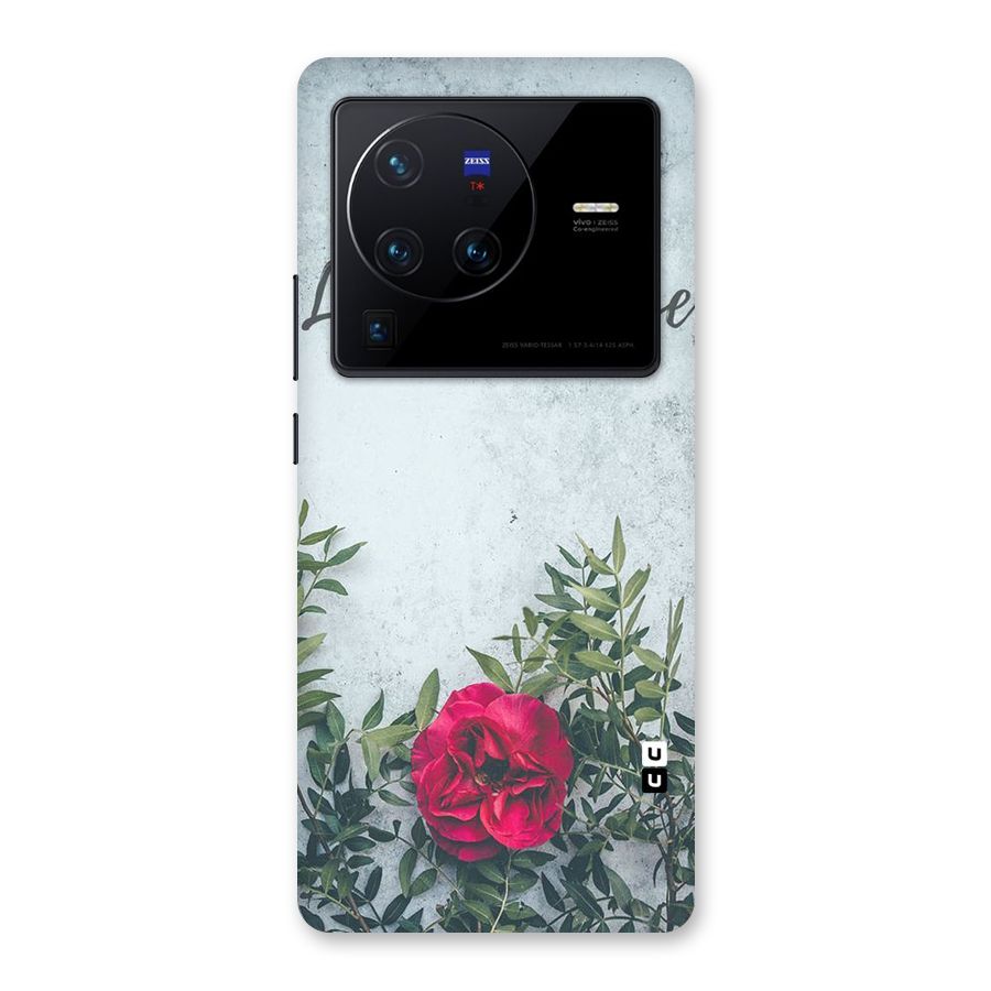Rose Life Back Case for Vivo X80 Pro