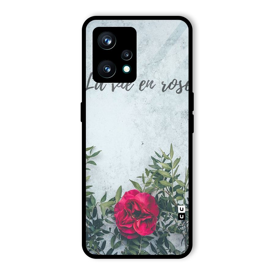 Rose Life Glass Back Case for Realme 9 Pro Plus 5G