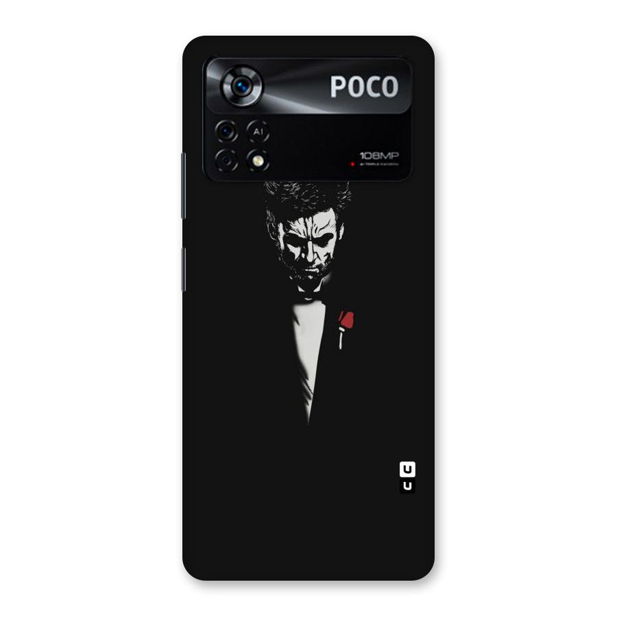 Rose Man Back Case for Poco X4 Pro 5G