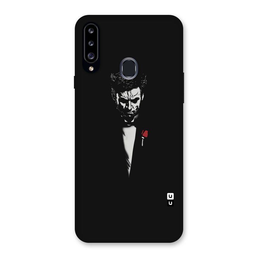 Rose Man Back Case for Samsung Galaxy A20s