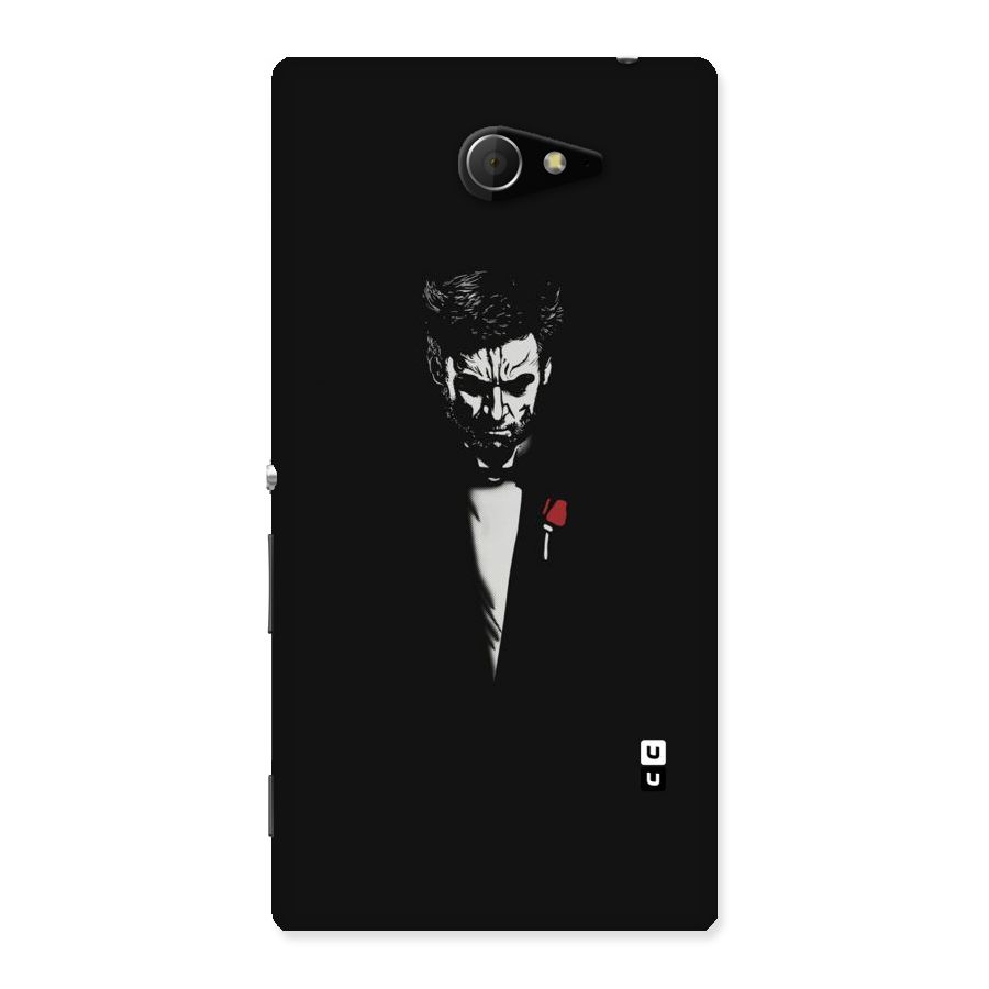 Rose Man Back Case for Sony Xperia M2