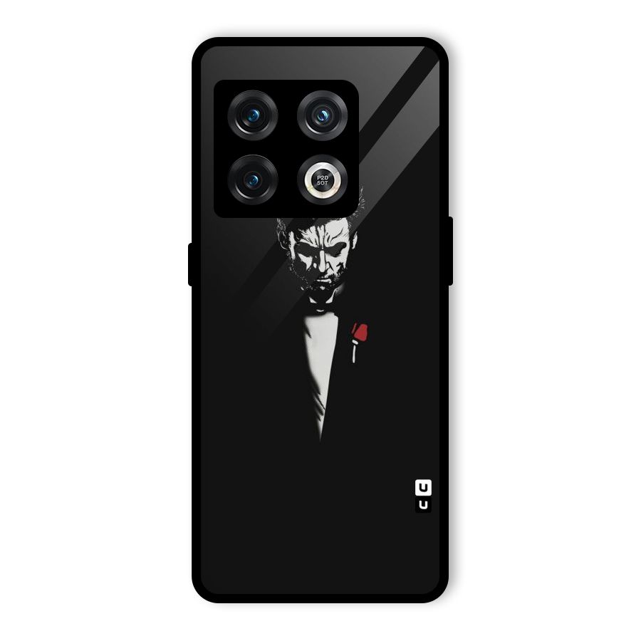 Rose Man Glass Back Case for OnePlus 10 Pro 5G