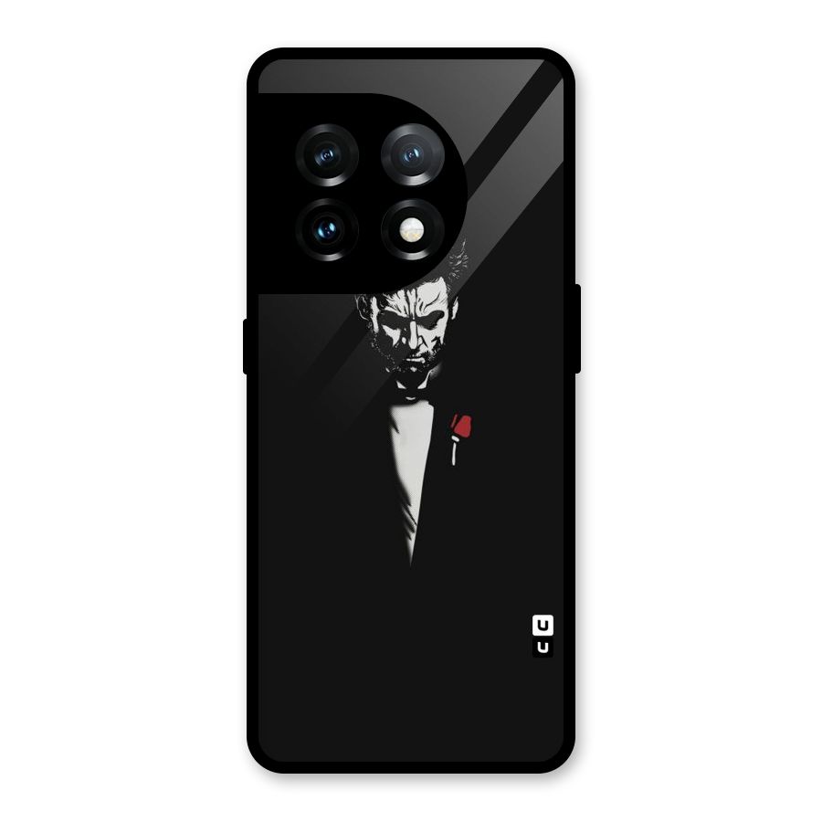 Rose Man Glass Back Case for OnePlus 11