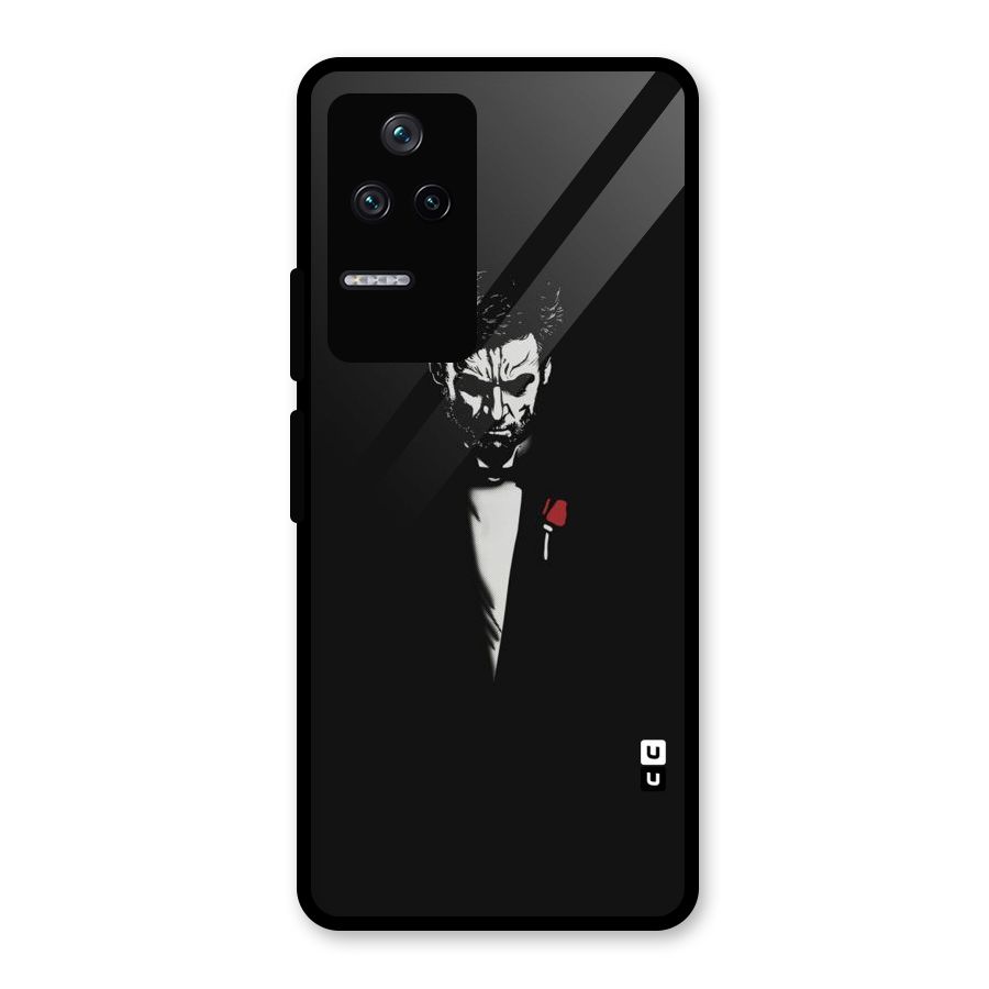 Rose Man Glass Back Case for Poco F4 5G