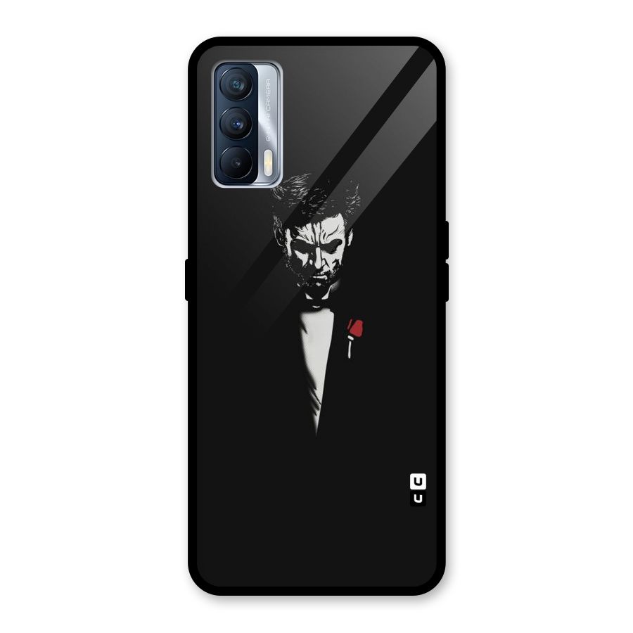 Rose Man Glass Back Case for Realme X7
