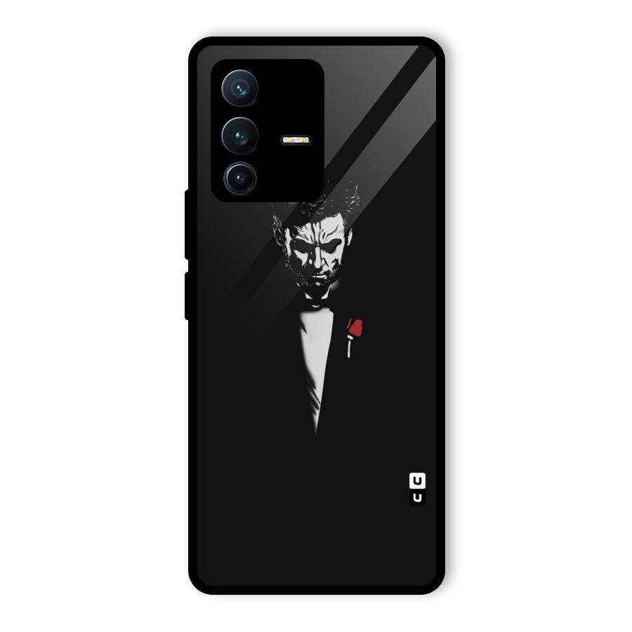Rose Man Glass Back Case for Vivo V23 Pro