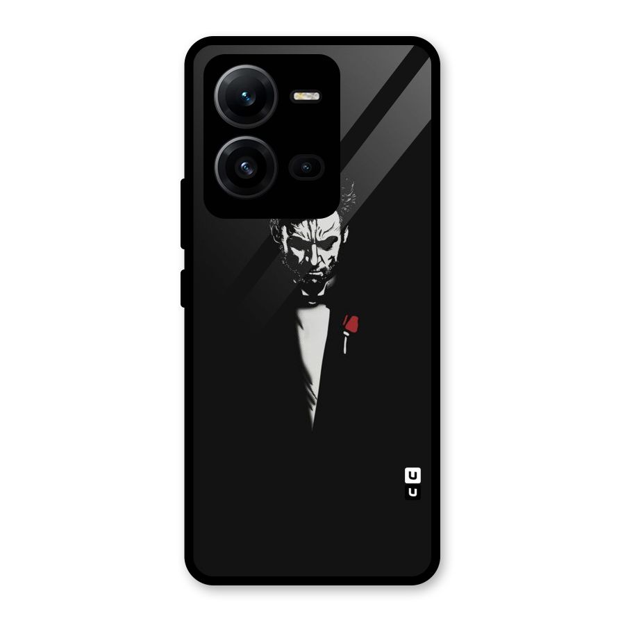 Rose Man Glass Back Case for Vivo V25