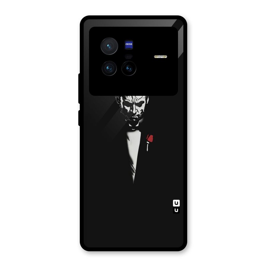 Rose Man Glass Back Case for Vivo X80