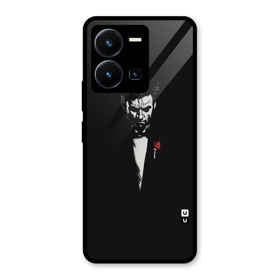 Rose Man Glass Back Case for Vivo Y35