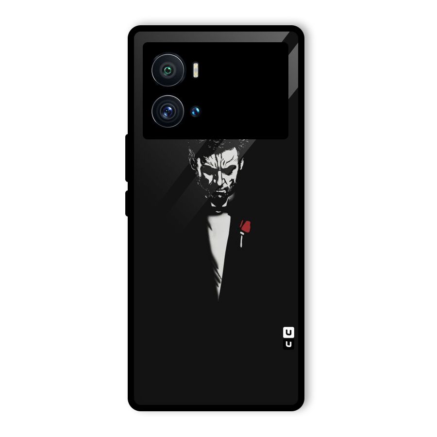 Rose Man Glass Back Case for Vivo iQOO 9 Pro