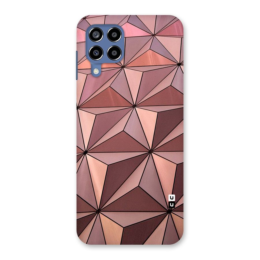 Rosegold Abstract Shapes Back Case for Galaxy M53 5G