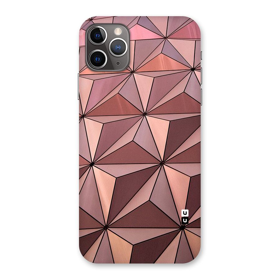 Rosegold Abstract Shapes Back Case for iPhone 11 Pro Max
