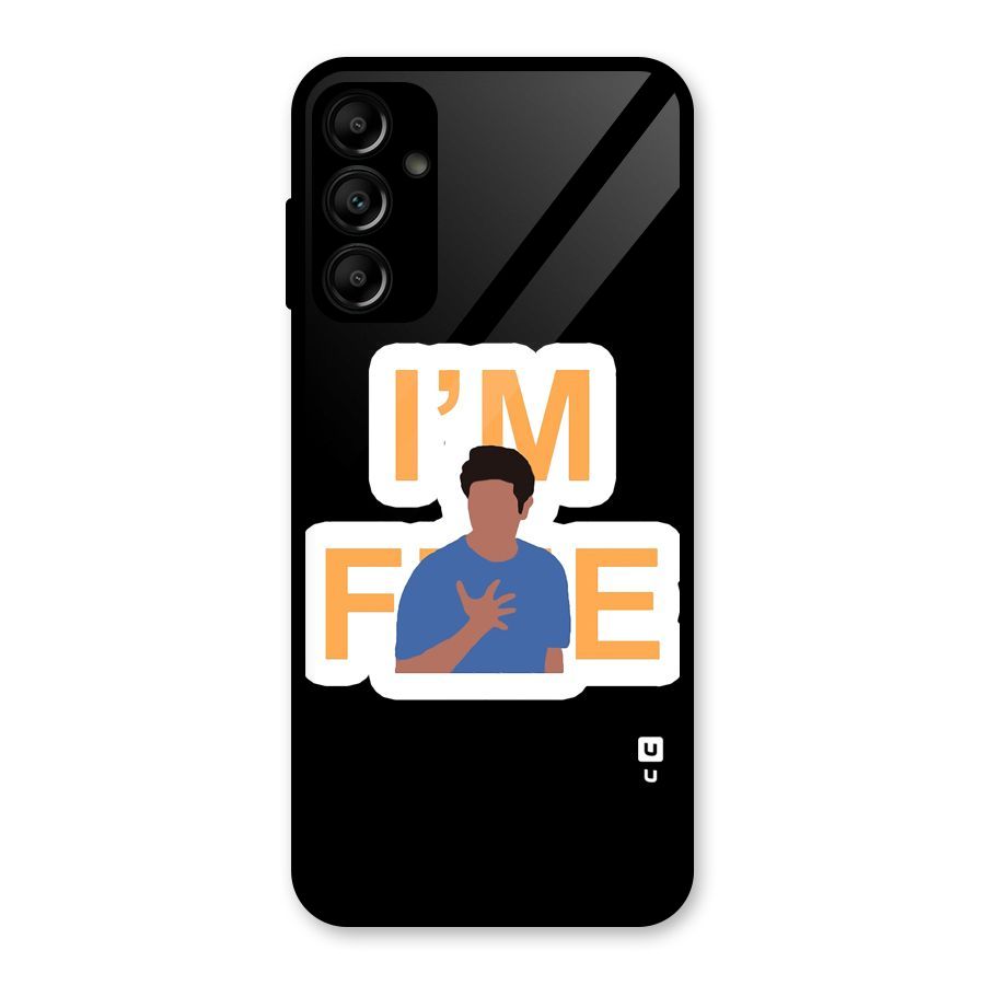 Ross is Fine Glass Back Case for Galaxy A14 5G