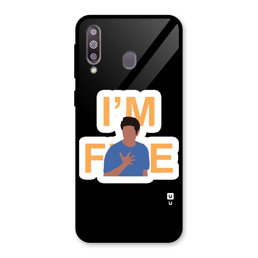 Ross is Fine Glass Back Case for Galaxy M30