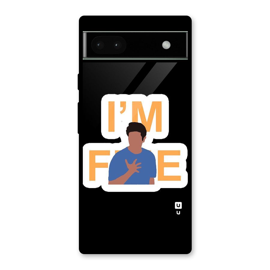Ross is Fine Glass Back Case for Google Pixel 6a