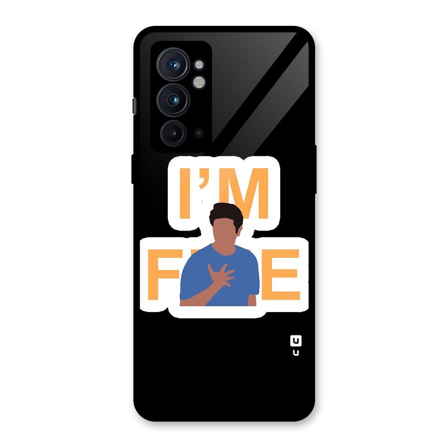 Ross is Fine Glass Back Case for OnePlus 9RT 5G