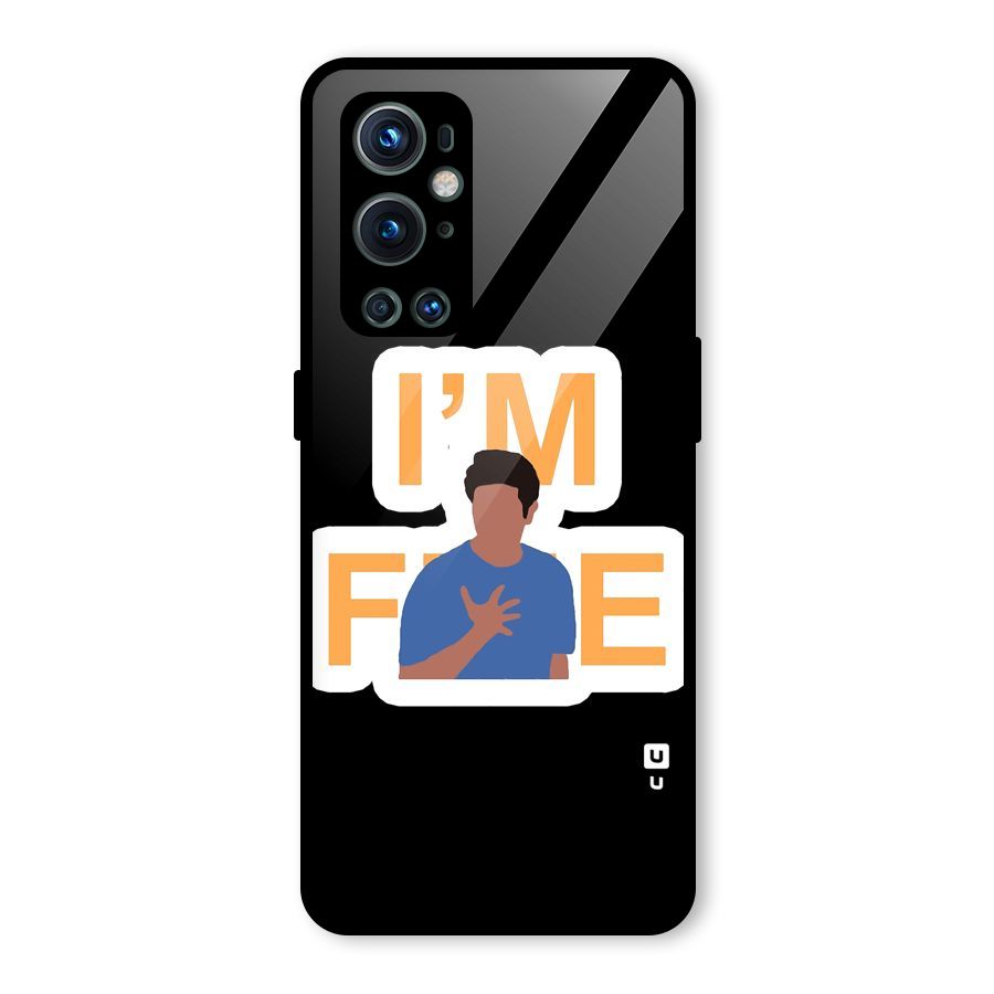 Ross is Fine Glass Back Case for OnePlus 9 Pro