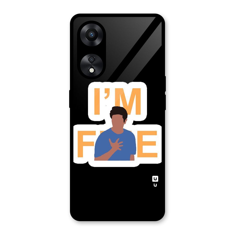 Ross is Fine Glass Back Case for Oppo A78