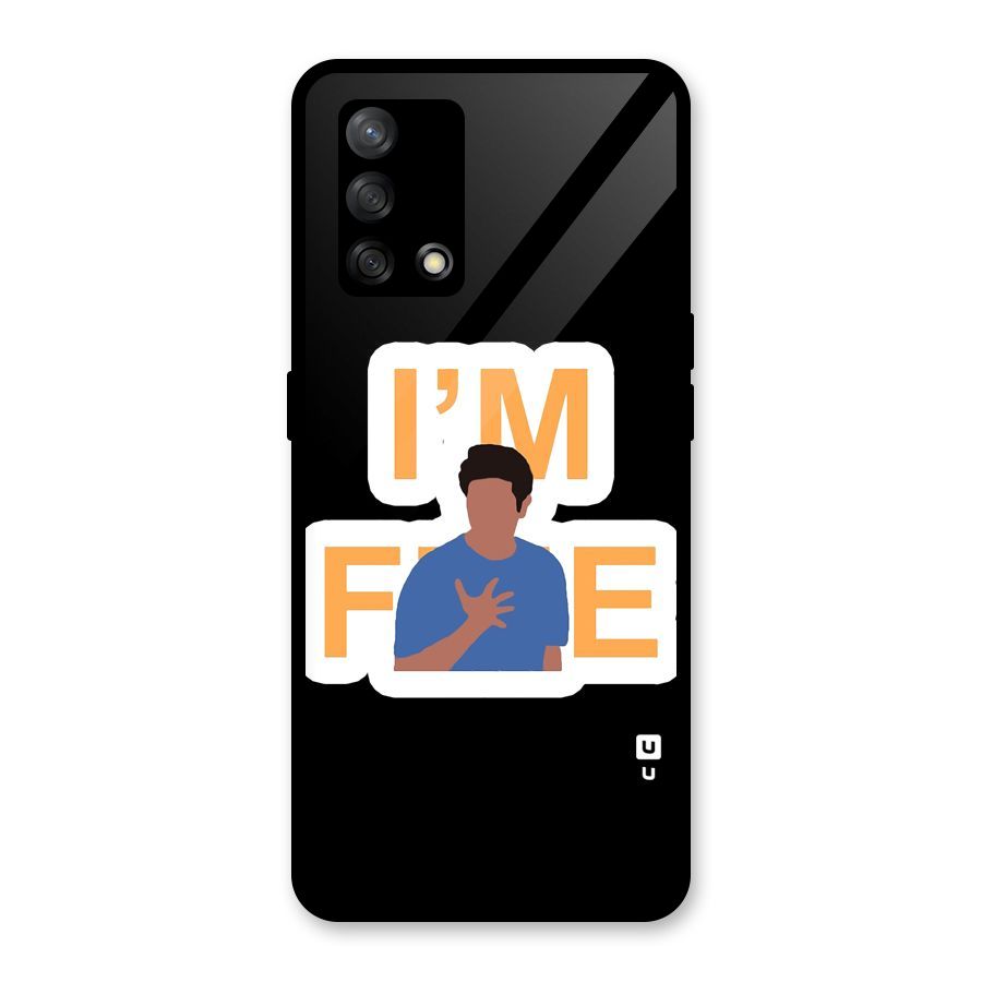 Ross is Fine Glass Back Case for Oppo F19