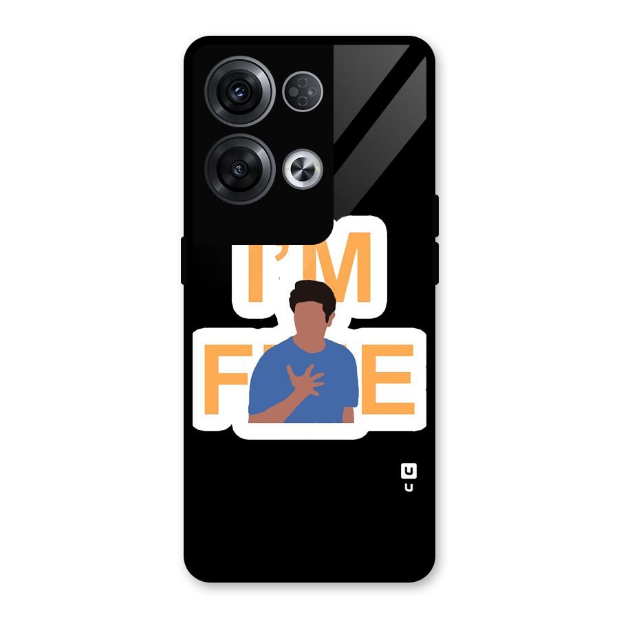 Ross is Fine Glass Back Case for Oppo Reno8 Pro 5G