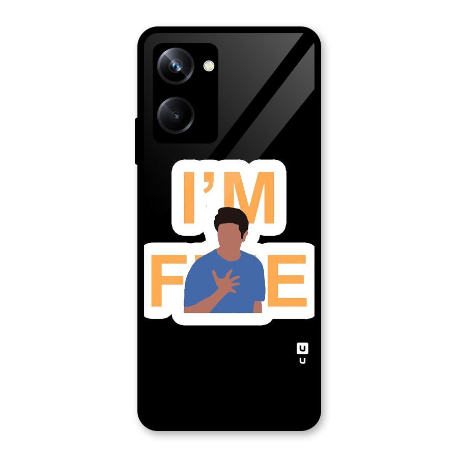 Ross is Fine Glass Back Case for Realme 10 Pro
