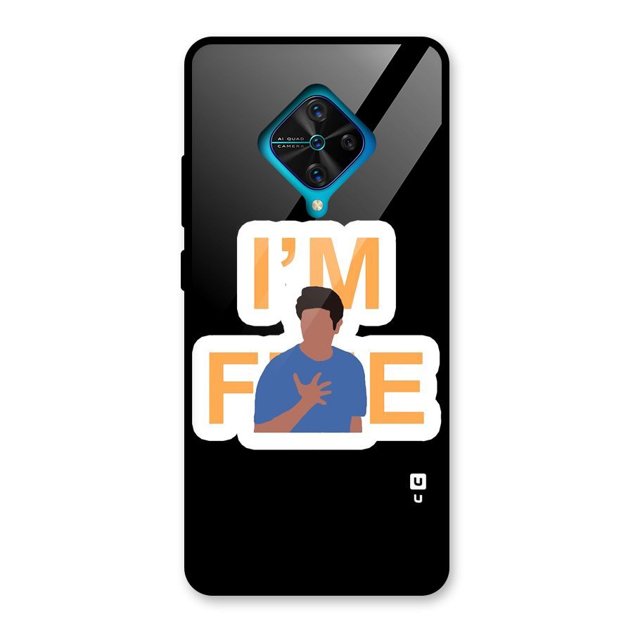 Ross is Fine Glass Back Case for Vivo S1 Pro